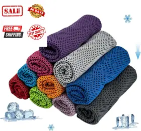 MJ01 AWOWZ Pack Microfiber Cooling Towel Sports Yoga Gym