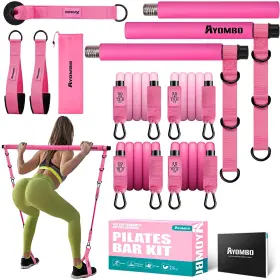 B0CRHDRVHQ AYOMBO Pilates Bar Resistance Bands Gym Kit B0CRHDRVHQ AYOMBO Pilates Bar Resistance Bands Gym Kit