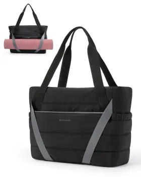 BM0305089AN BAGSMART Tote Bag Women Zipper Yoga Mat Straps
