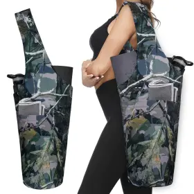 Bagyg Bagyg-31015115 Yoga Mat Bag With Large Size Pocket And Inner Zipper Long Tote Fit Most