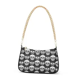 A02X23029 BAIHUISHOP Bags Women Skeleton Skull Flowers Hobo
