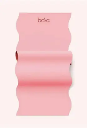 850055856547 BALA Wavy Mat Yoga Pilates Workout Exercise Pink