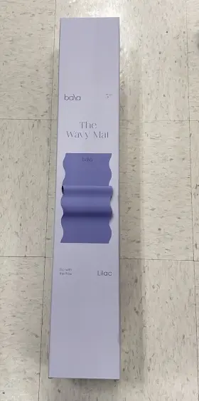MAR60 BALA Yoga Wavy Mat Lilac Slip Exercise Pilates Workout