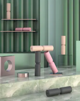 RH-01 BALA Impossible Hourglass Foam Roller Massager