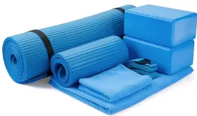 BFNK-1BL BALANCEFROM Set Yoga Mat Strap Yog