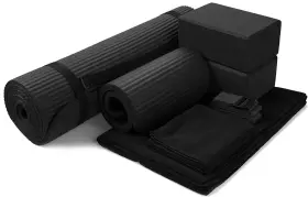 BFNK-1BLK BALANCEFROM Set Yoga Mat Strap Yog
