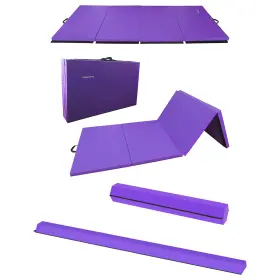 BFGR-01PP BALANCEFROM FITNESS Mat Balance Beam Gymnastic Set