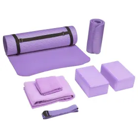 BFNK-1PP-U-B BALANCEFROM FITNESS Yoga Set Mat Stretch Strap