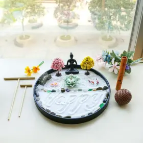 BB1912-B BANGBANGDA Meditation Yoga Zen Garden Office Mini #3