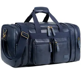 HB21PU BAOSHA Vegan Travel Duffel Weekender Bag Overnight