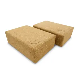 43CNL-2 BEAN PRODUCTS Fba Yoga Blocks Standard Natural Cork