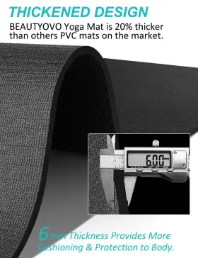 YM-PVC01 BEAUTYOVO Yoga Mat Strap Double #3