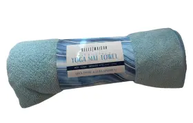 Belle Maison 192598803634 Madison Microfiber Yoga Mat Towel Cycling Gym Workout New Light Blue