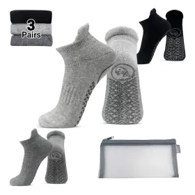 712179268166 BELUGA GEARS Ankle Socks Set Slip Grips Yoga