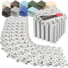 IPM-TERRAZZO-V2 BEMAXX Gym Mats Set Th Confetti Tiles