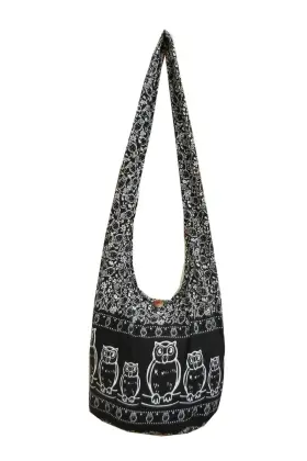 4331337126 BENTHAI PRODUCTS Btp Owl Hippie Boho Sling Bag