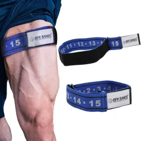 1U-DYLS-7CKE BFR BANDS Occlusion Training Legs Calves