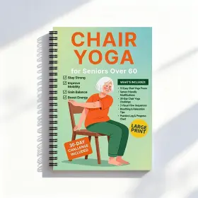 YJS-03 BLLAVIE Chair Yoga Seniors Book Gradient