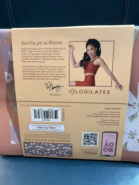 850028476581 BLOGILATES Yoga Mat Pink Design #2