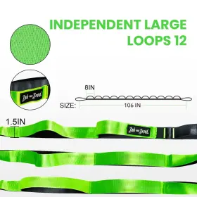 SS01 BOB AND BRAD Stretch Strap Loop Yoga Elastic #2