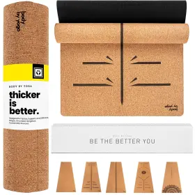 RE-RKC7-QNZ9 BODY BY YOGA Performance Cork Mat Women Slip