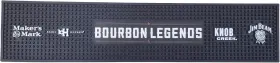 VK-GR1T-AVQ6 BOURBON LEGENDS Bar Mat Spill Rail