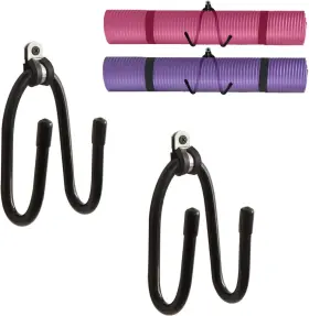 095652133060 WALL Kesywale Mount Yoga Mat Foam Roller Rack