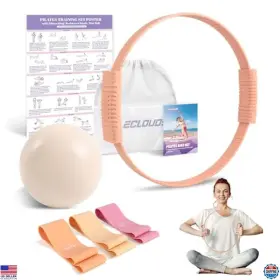 B0FCLY3KV7 ULTIMATE Paleclouds Pilates Women Ring Ball Set