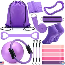 B0DZXCQJN1 RING Roundfunny Pilates Set Ball Strap Magic B0DZXCQJN1 RING Roundfunny Pilates Set Ball Strap Magic