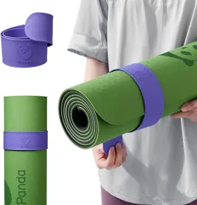 YMS-066 YOGA Panda Mat Strap Slap Snap Keeps Tightly