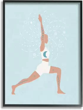 196216487268 YOGA Stupell Crescent Moon Pose Human Design