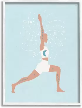 196216487350 YOGA Stupell Crescent Moon Pose Human Design