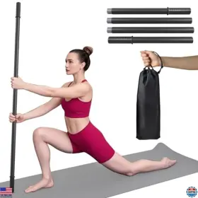 B0DY1SM987 YOGA Wasoyun Stick Stretching Steel Rods Slip