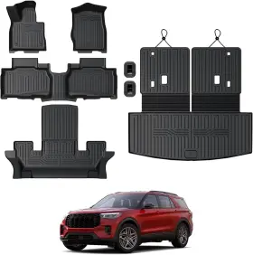 GAL0046 WEATHER Floor Mats Ford Explorer Tpe