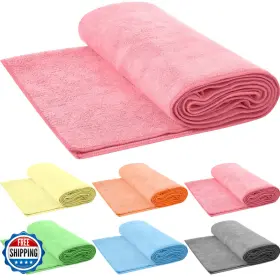 B0F1D9YY42 BRELING Yoga Towels Slip Microfiber Anti Absorbent