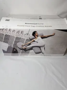 711181435740 BRENTWOOD HOME Crystal Cove Yoga Cushion Set