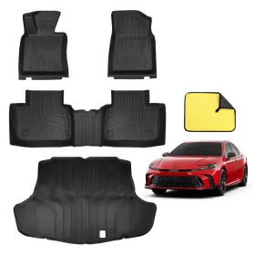 TCFM25 BURTYPOKIE Toyota Camry Floor Mats Set Weather Tpe