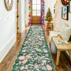 U24147D BYYVOO Carpet Runners Hallway Scalloped U24147D BYYVOO Carpet Runners Hallway Scalloped