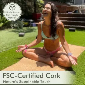 783906614587 C-THE CORK COLLECTIVE Corktec Slip Yoga Mat Eco #3