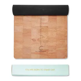 783906614594 C-THE CORK COLLECTIVE Corktec Eco Vegan Yoga Mat