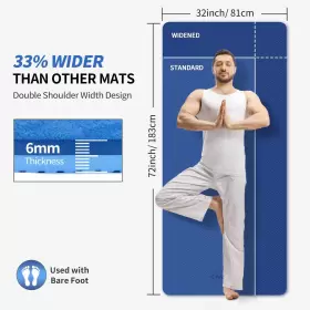 718774749888 CAMBIVO Yoga Mat Women Men Sgs Sl #2