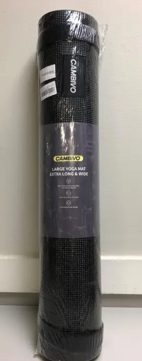 CAC7201BK CAMBIVO Yoga Mat Fitness Workouts Slip Exercise