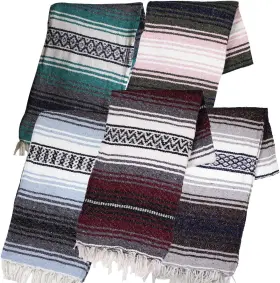 468113904187 CANYON CREEK Mexican Falsa Yoga Blanket