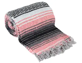 763184172344 CANYON CREEK Mexican Yoga Falsa Blanket Coral
