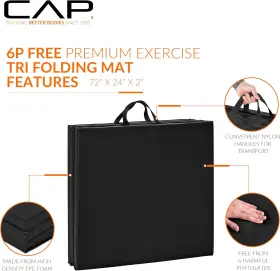 711181041538 CAP BARBELL Folding Anti Tear Exercise Training #3