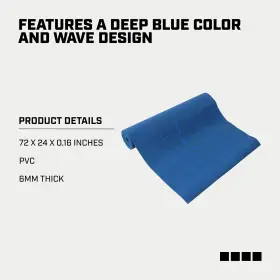 191730326246 CAPELLI SPORT Yoga Mat Slip Pvc Fitness Workout #3