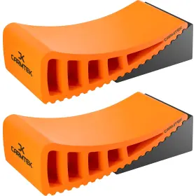 12.8IN CARMTEK Leveler Camper Curved Rv Wheel Chocks Kit