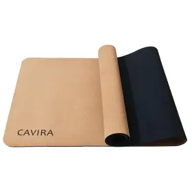 8L-2ENX-EPEJ CAVIRA Cork Yoga Mat Rubber Base Eco