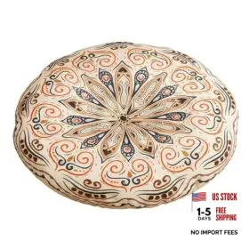 AMUS-CRG-JJL-0169-001 CHIORGONE Mandala Round Floor Pillow