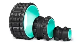 W-XR-1064-MNT-R CHIRP Wheel Foam Roller Set Acupressure Knot